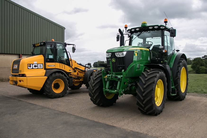 Image showing agricultural machinery such as a tractor. Image showing agricultural machinery such as a tractor.