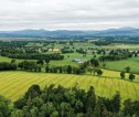 Aerial photograph of countryside near to Kippen, Stirlingshire.