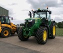 Two parked tractors