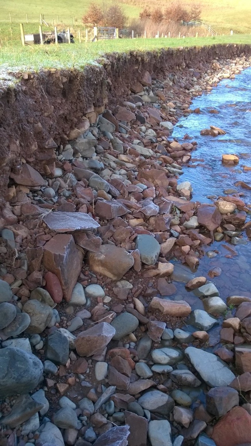 Ineligible floodbank damage